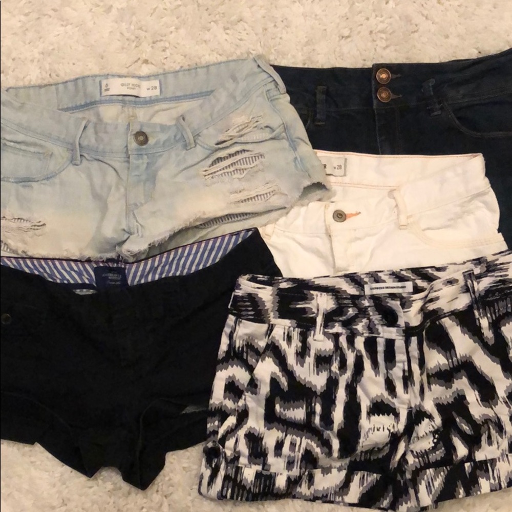 Lot of 5 name brand shorts